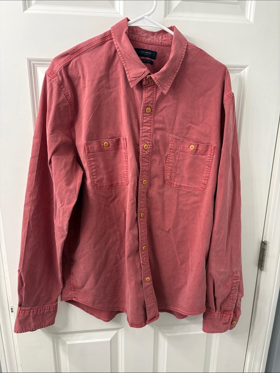 Lucky Brand Other - Lucky Brand Men's Button-Down Shirt in Dusty Rose